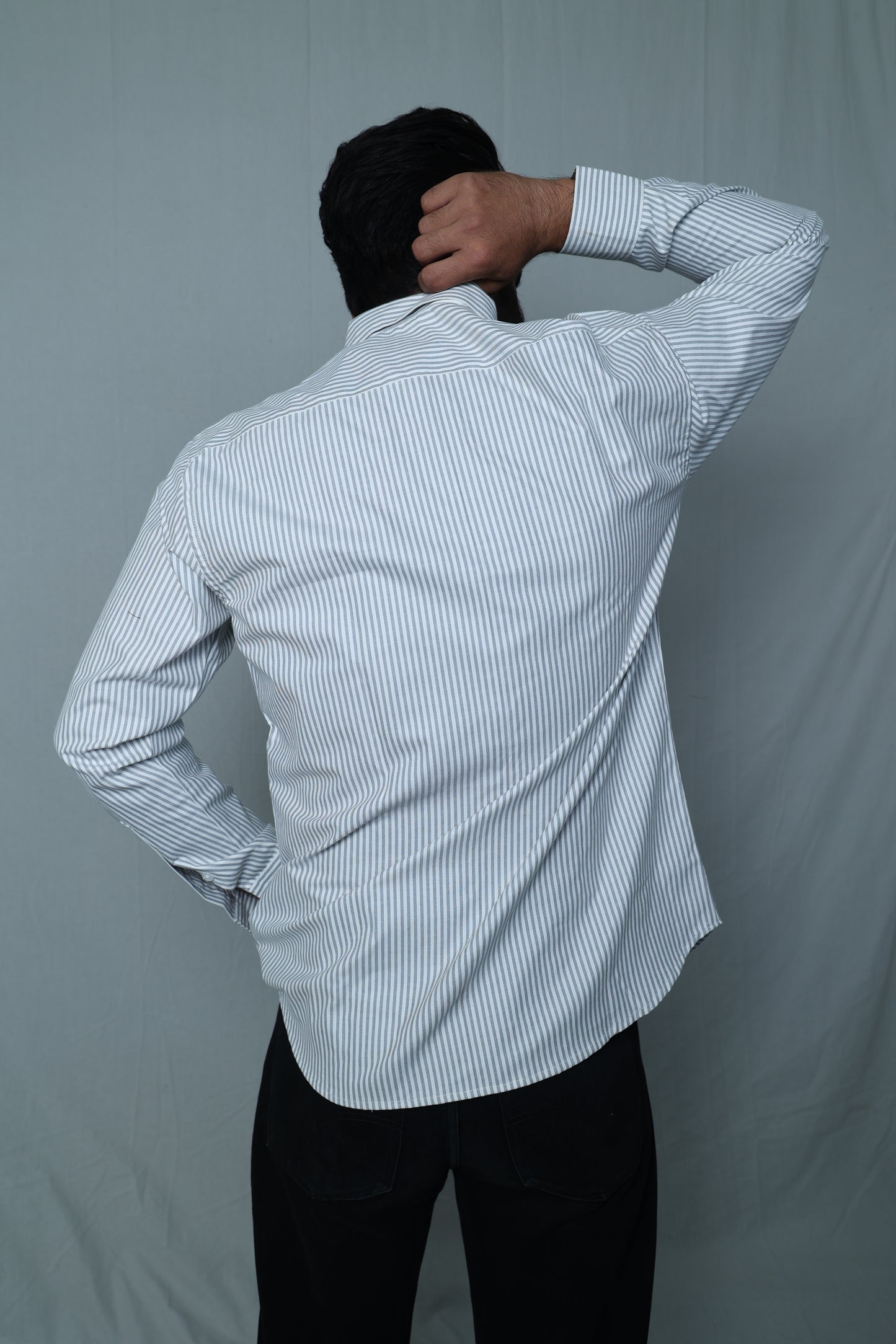 Silver Streak Striped Shirt