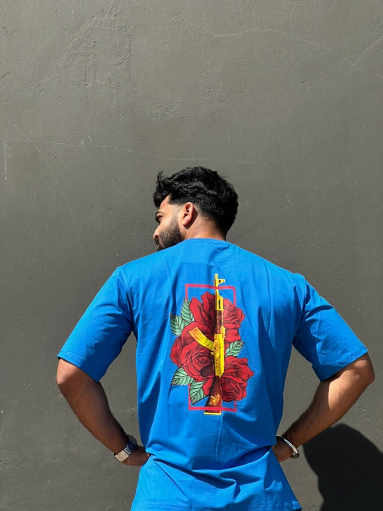 Ak with Roses Oversized T-shirt