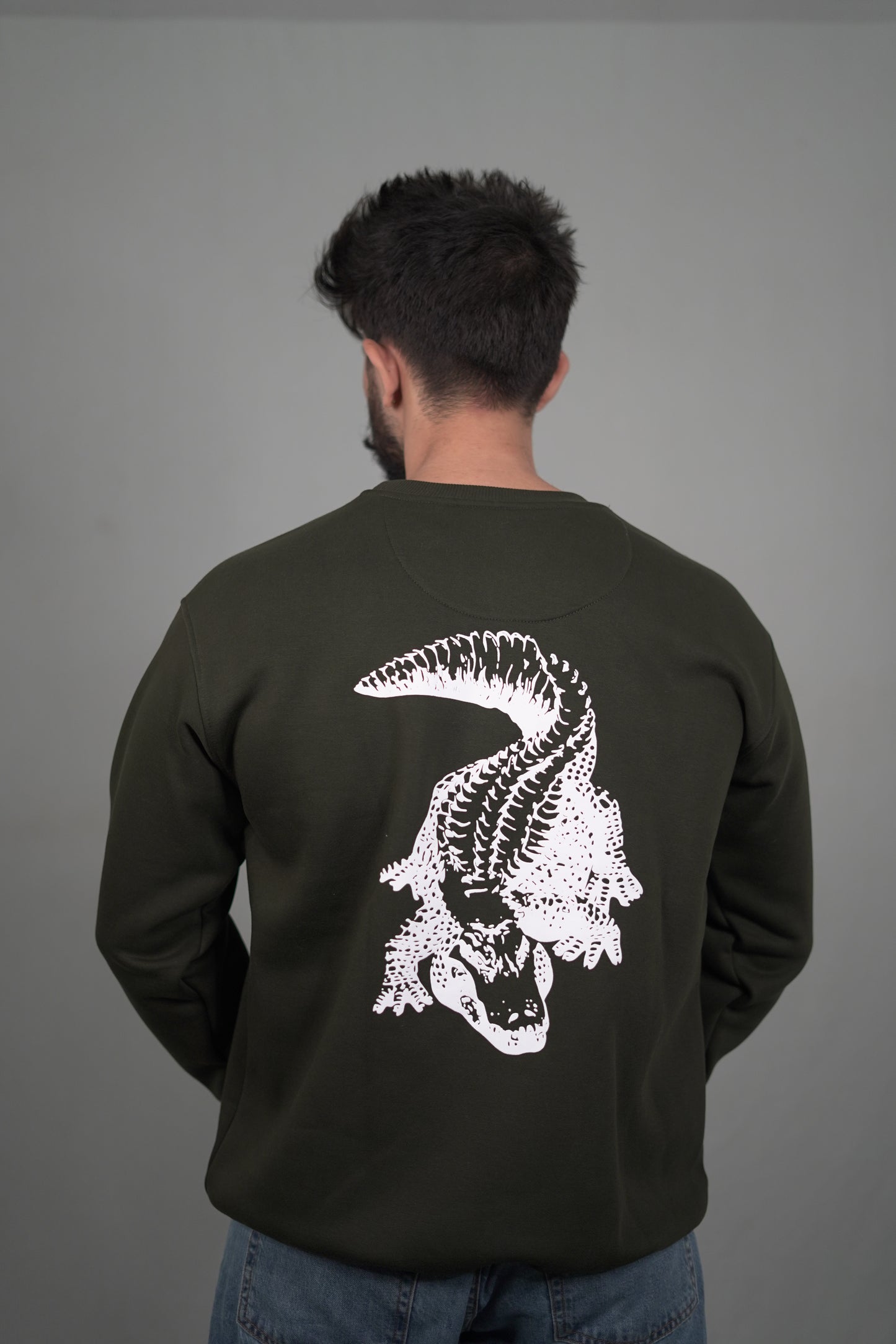 Crocodile Oversized Sweatshirt