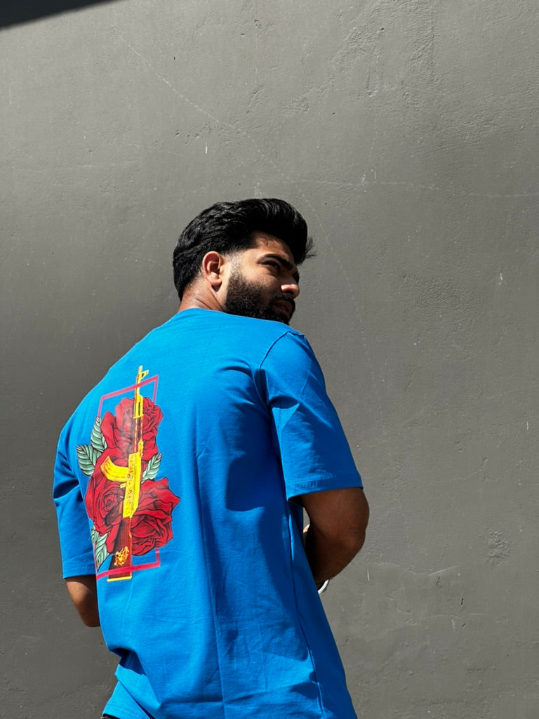 Ak with Roses Oversized T-shirt