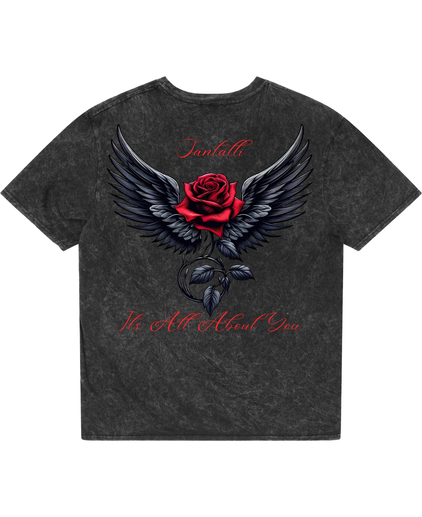 Acidwash Oversized T-shirt Back Design