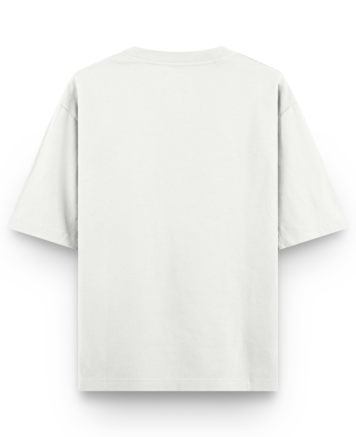 Off White Oversized T-shirt Back Design