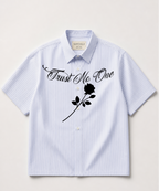 TRUST NO ONE BOXY FIT SHIRT