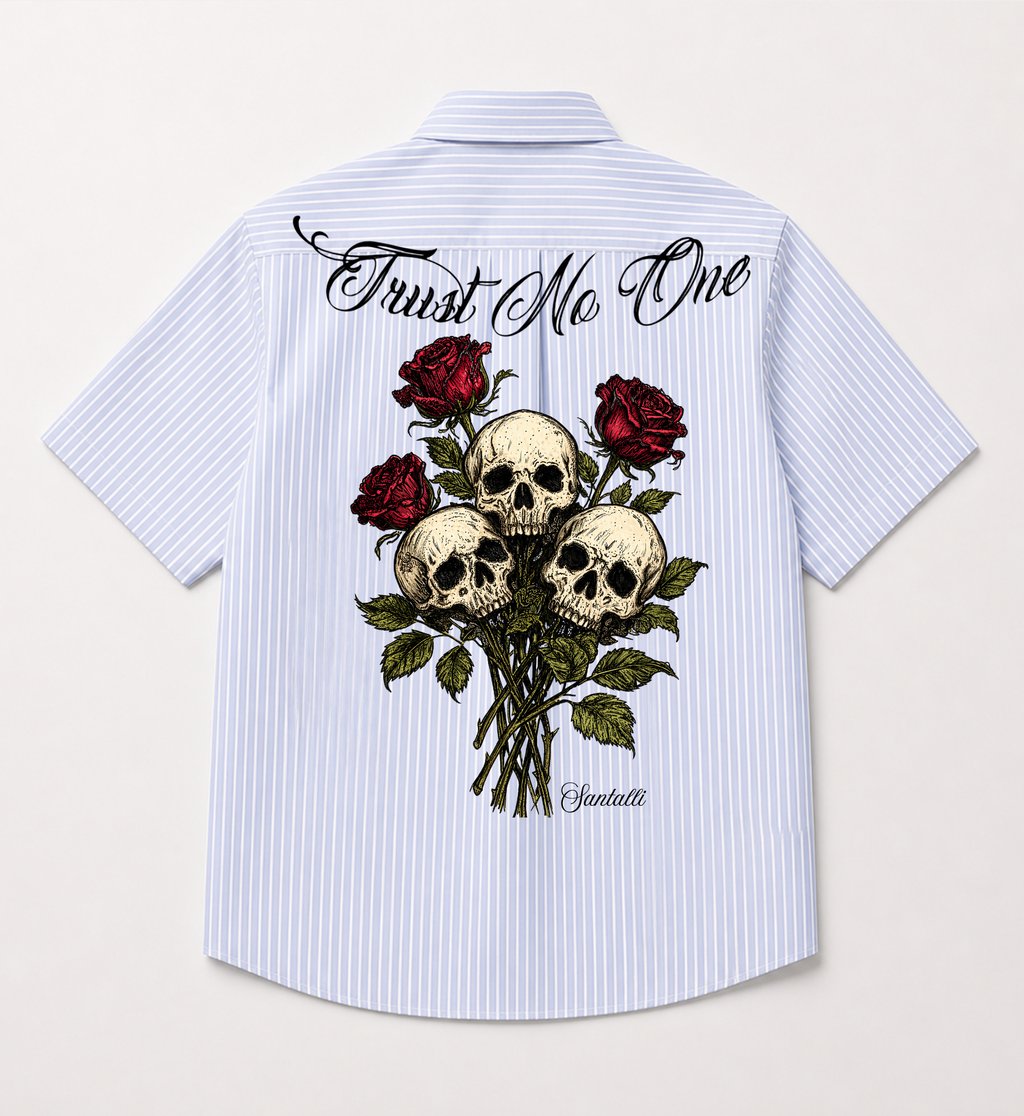 TRUST NO ONE BOXY FIT SHIRT