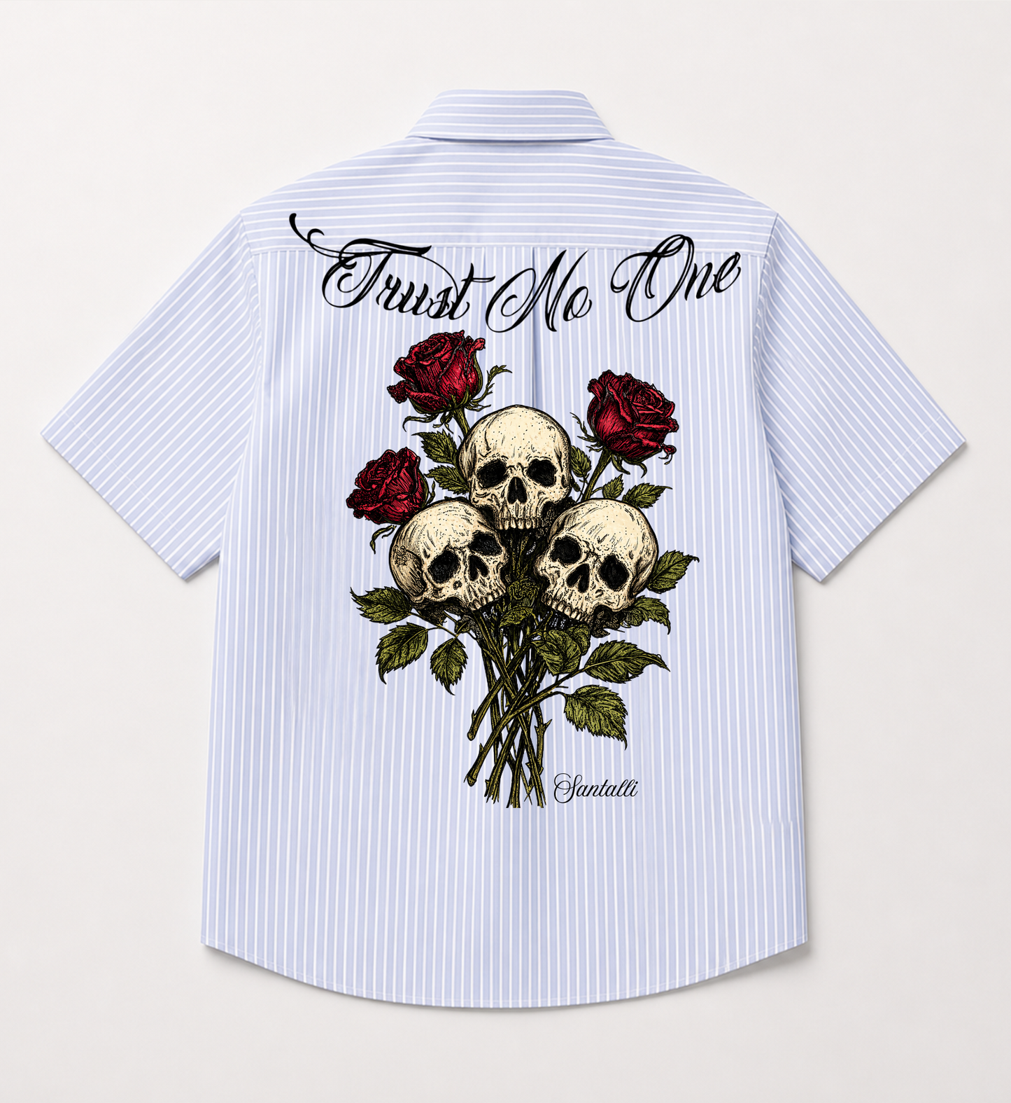 TRUST NO ONE BOXY FIT SHIRT