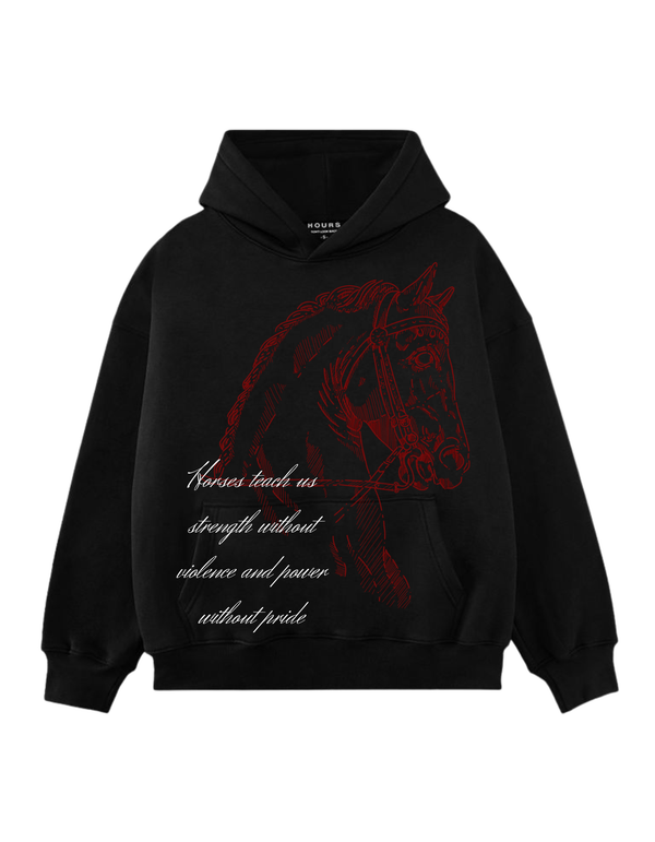 HORSE LOVE OVERSIZED HOODIE