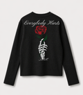 EVERYBODY HURTS WAFFLE OVERSIZED T-SHIRT