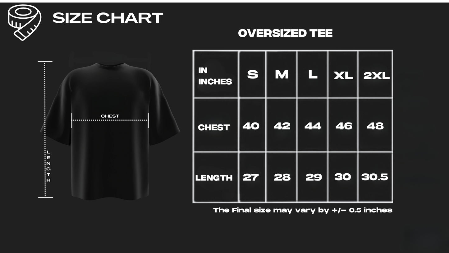 FALLING MAN OVERSIZED T-SHIRT