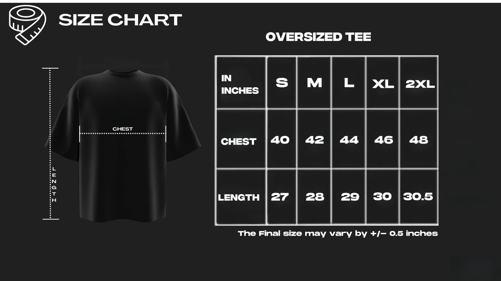 NO MERCY OVERSIZED T-SHIRT