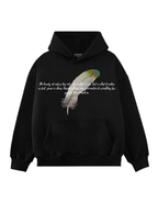 PEACOCK OVERSIZED HOODIE