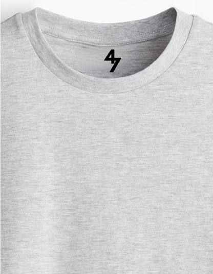 GREY REGULAR FIT T-SHIRT