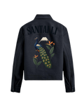 PEACOCK CROPPED FIT JACKET