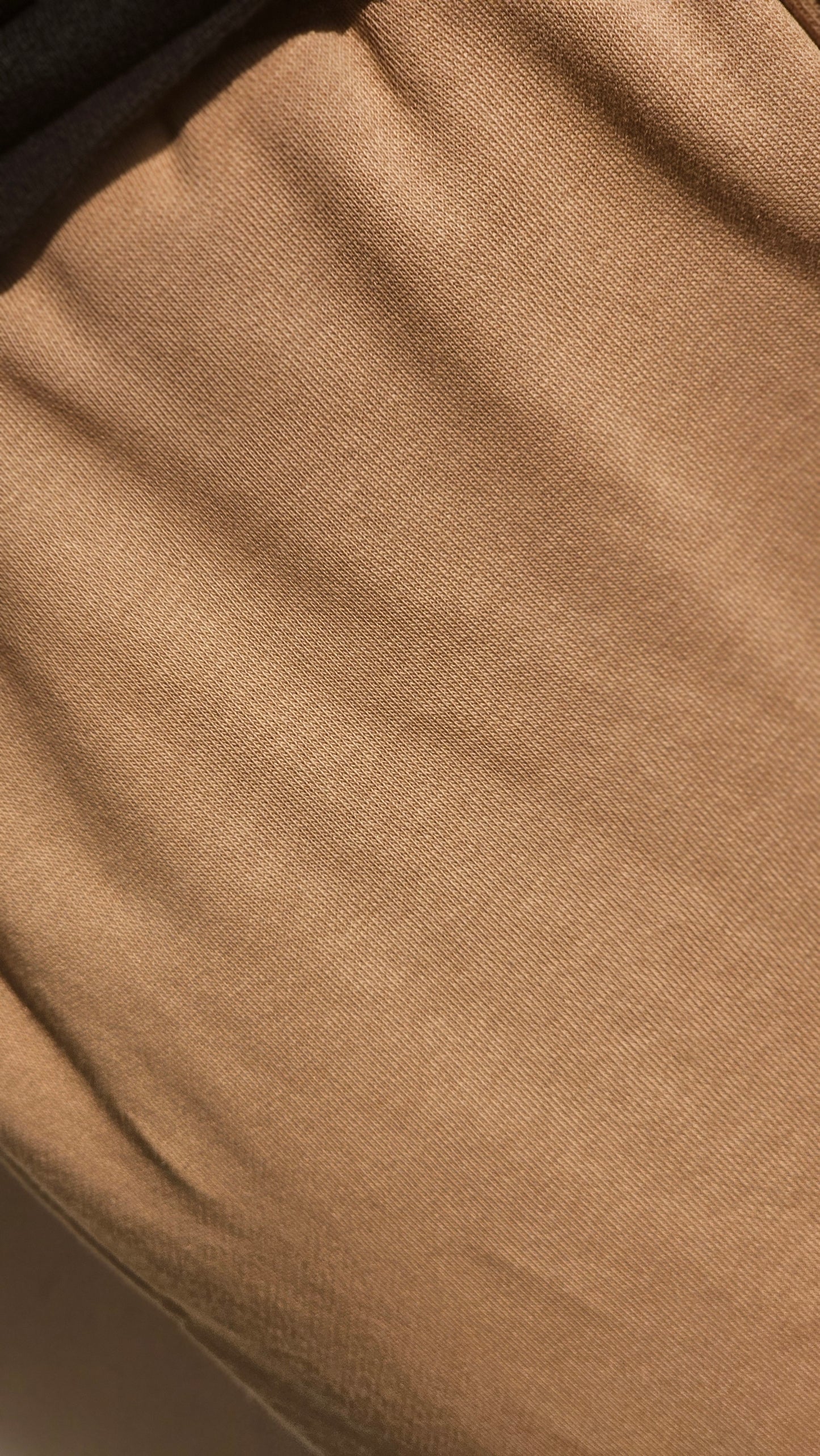 BEIGE BAGGY FIT UNISEX TRACK PANT