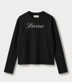 DIVINE WAFFLE OVERSIZED T-SHIRT