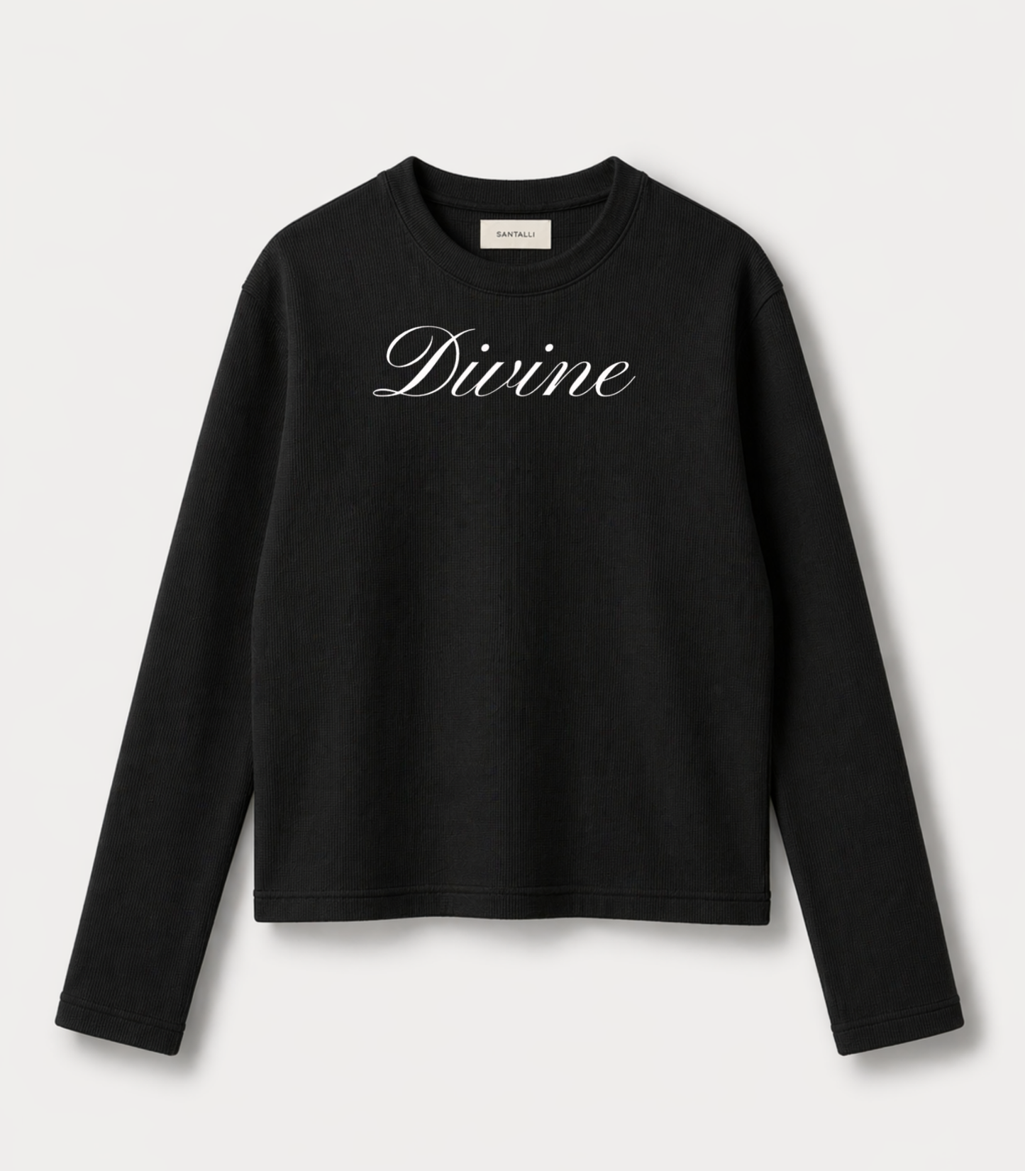 DIVINE WAFFLE OVERSIZED T-SHIRT