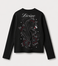 DIVINE WAFFLE OVERSIZED T-SHIRT
