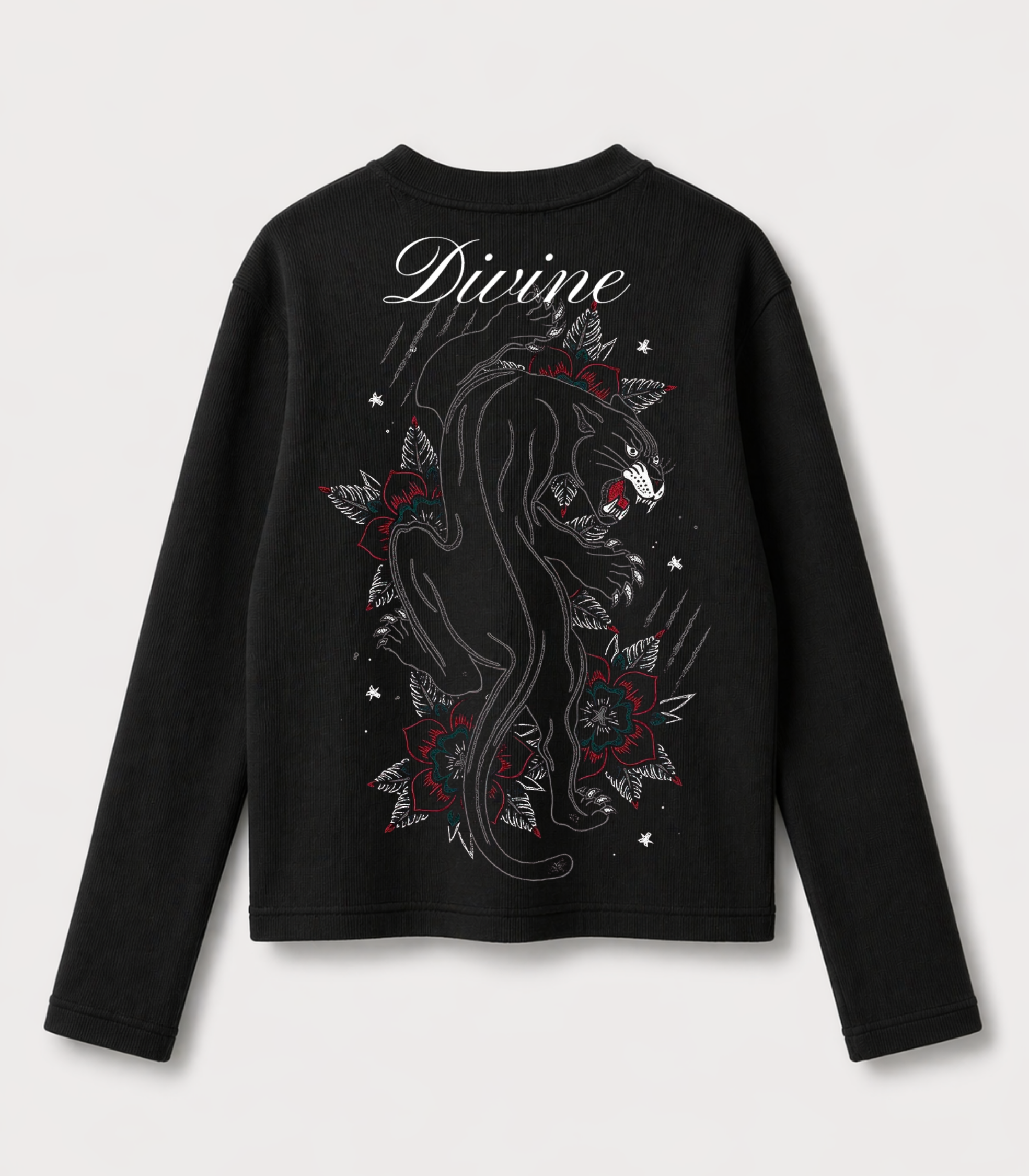 DIVINE WAFFLE OVERSIZED T-SHIRT