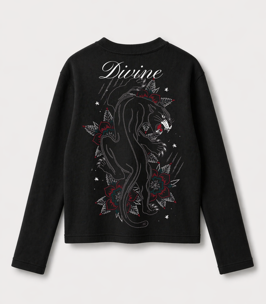 DIVINE WAFFLE OVERSIZED T-SHIRT