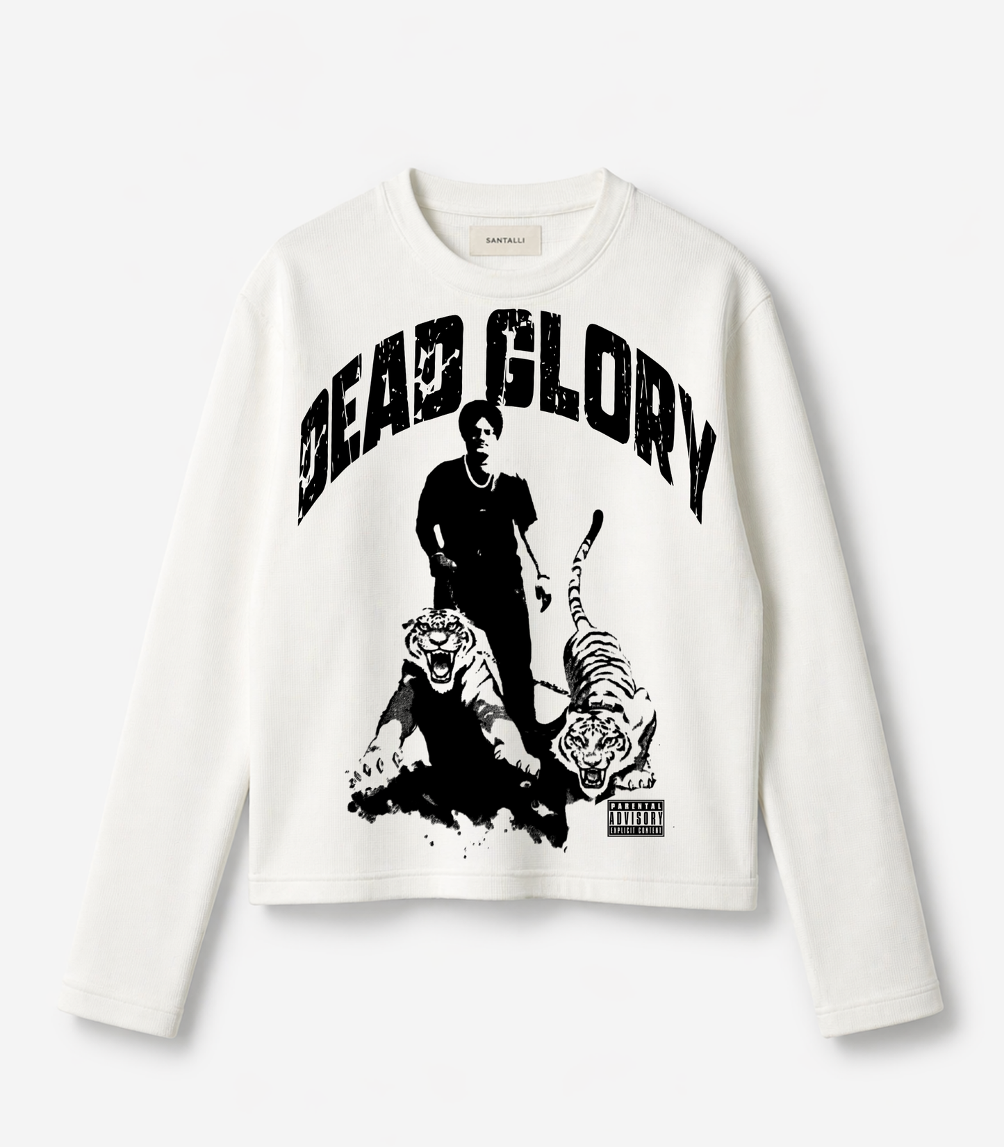 DEATH GLORY WAFFLE OVERSIZED T-SHIRT