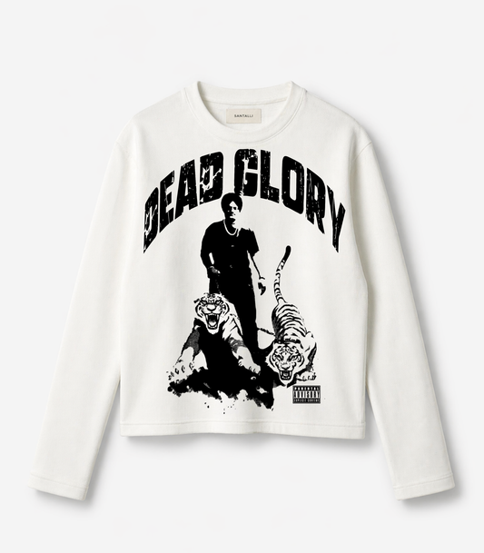 DEATH GLORY WAFFLE OVERSIZED T-SHIRT
