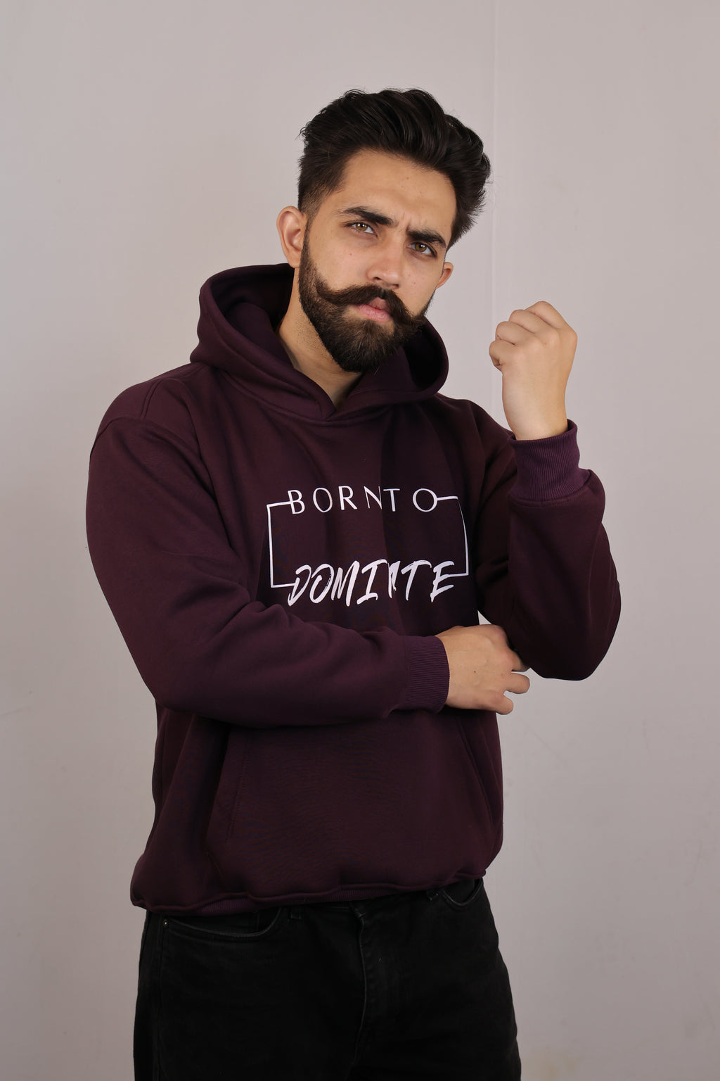 BORN TO DOMINATE OVERSIZED HOODIE