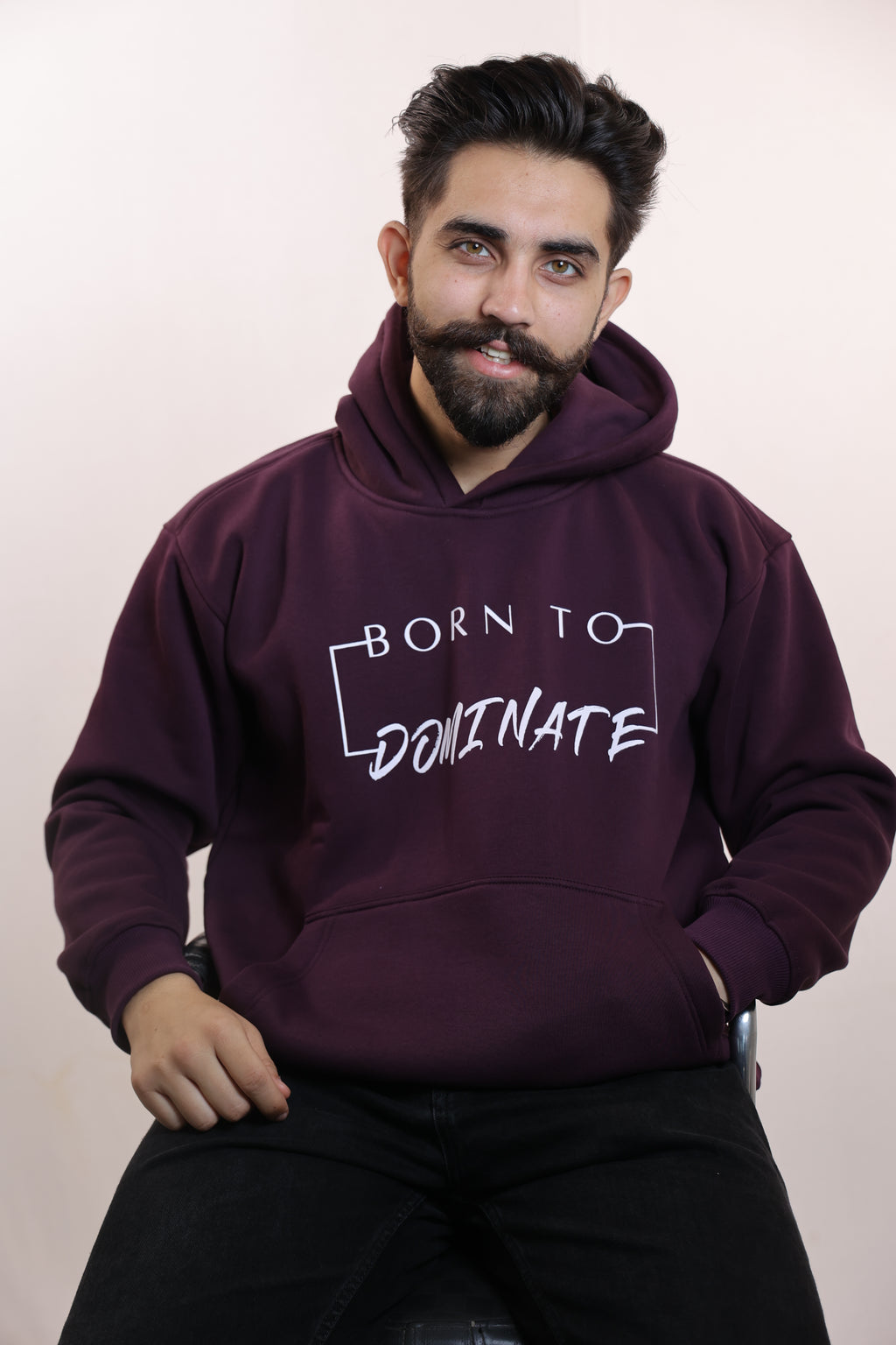 BORN TO DOMINATE OVERSIZED HOODIE