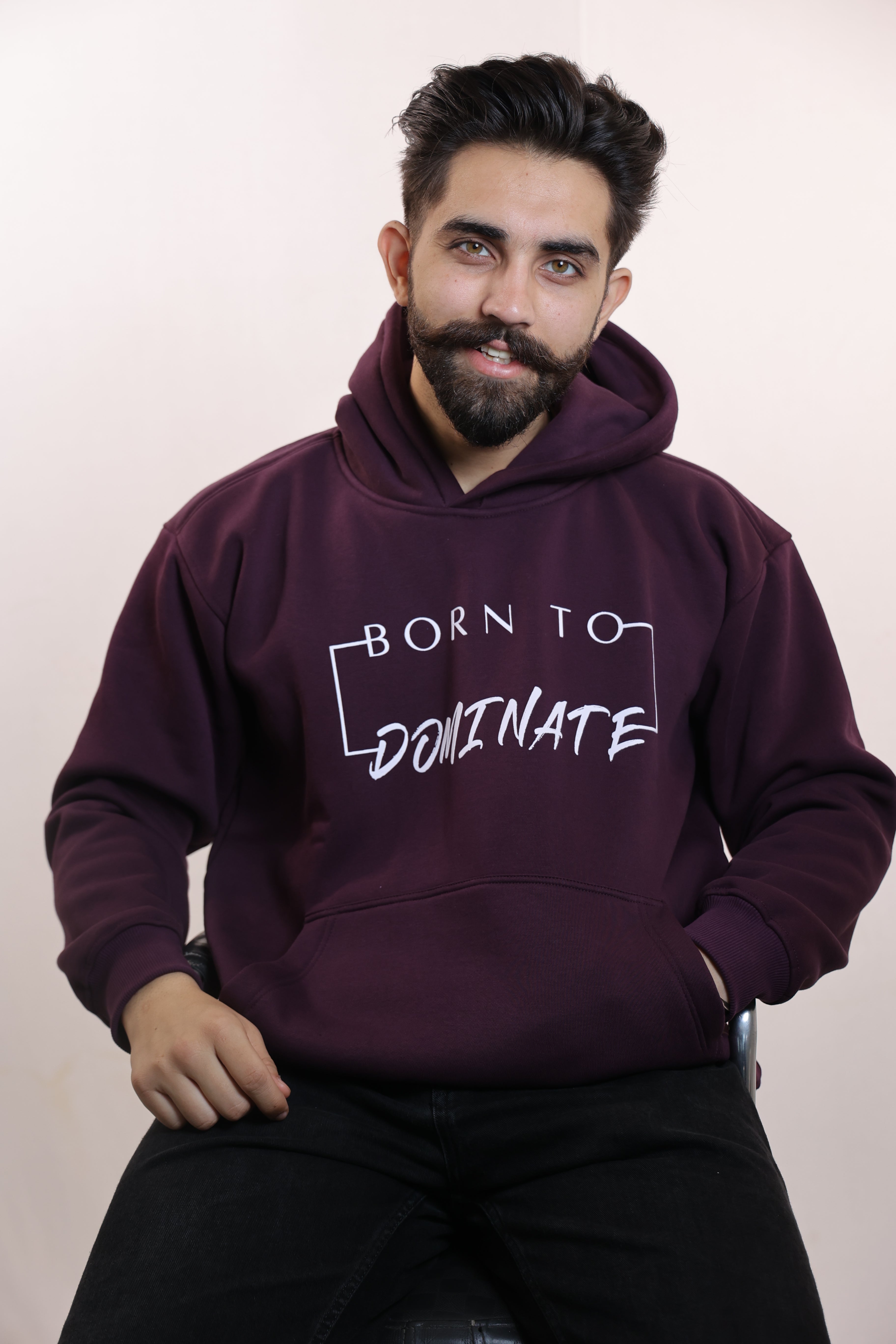 BORN TO DOMINATE OVERSIZED HOODIE