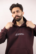 SLOW DOWN AND RELAX OVERSIZED HOODIE