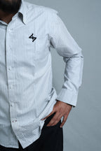 Silver Streak Striped Shirt