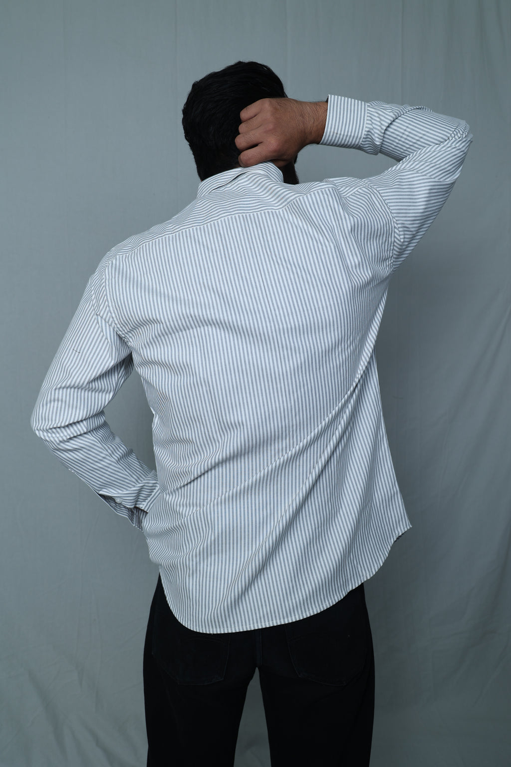 Silver Streak Striped Shirt