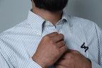 Silver Streak Striped Shirt