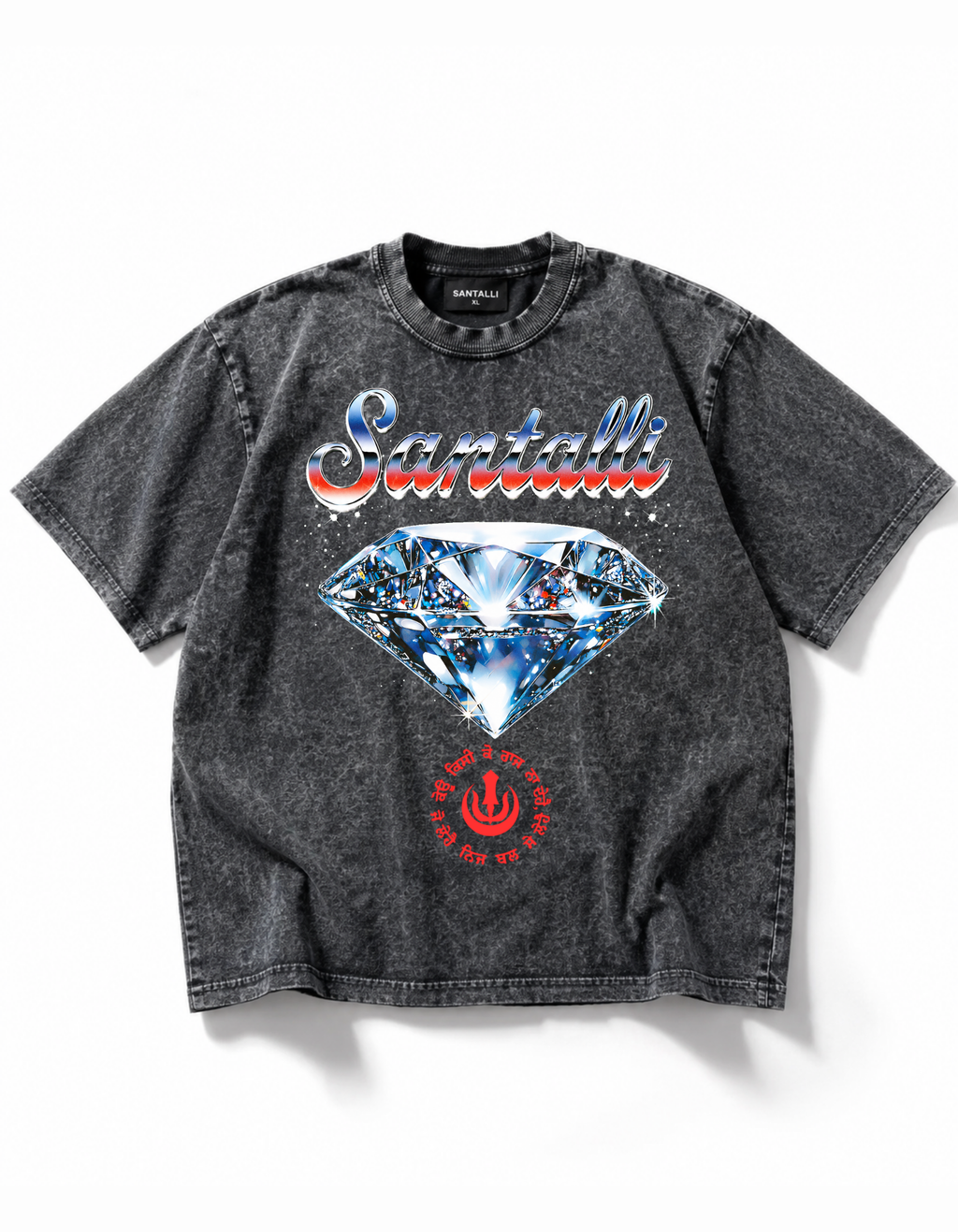 DIAMOND OVERSIZED T SHIRT