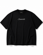 BLACK OVERSIZED ACID WASHED T-SHIRT