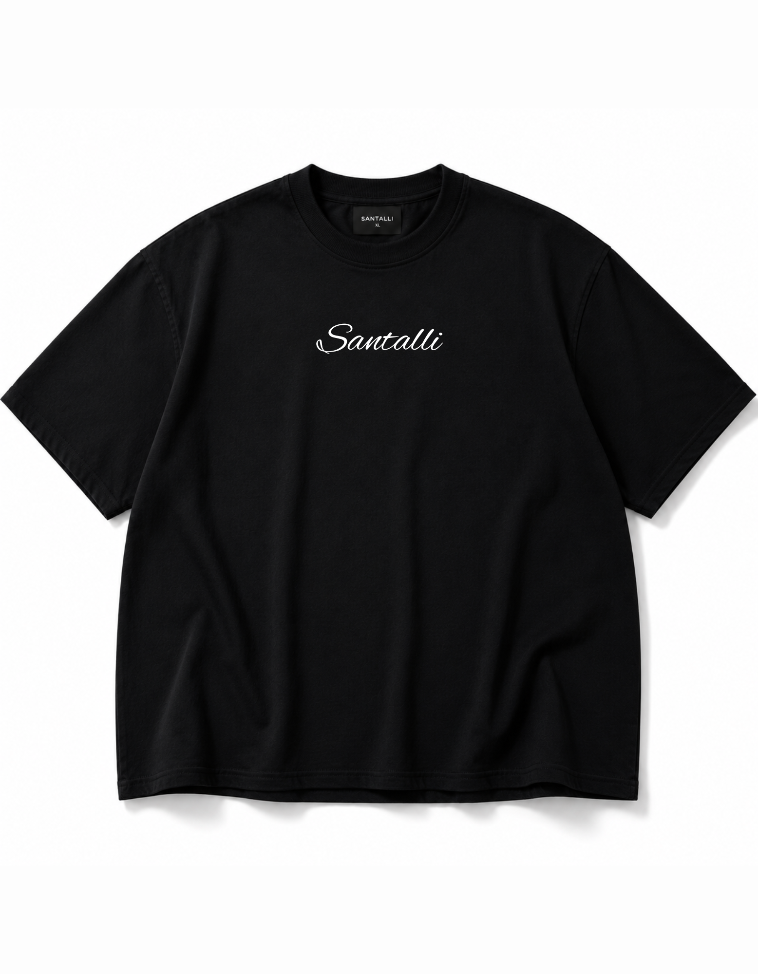 BLACK OVERSIZED ACID WASHED T-SHIRT