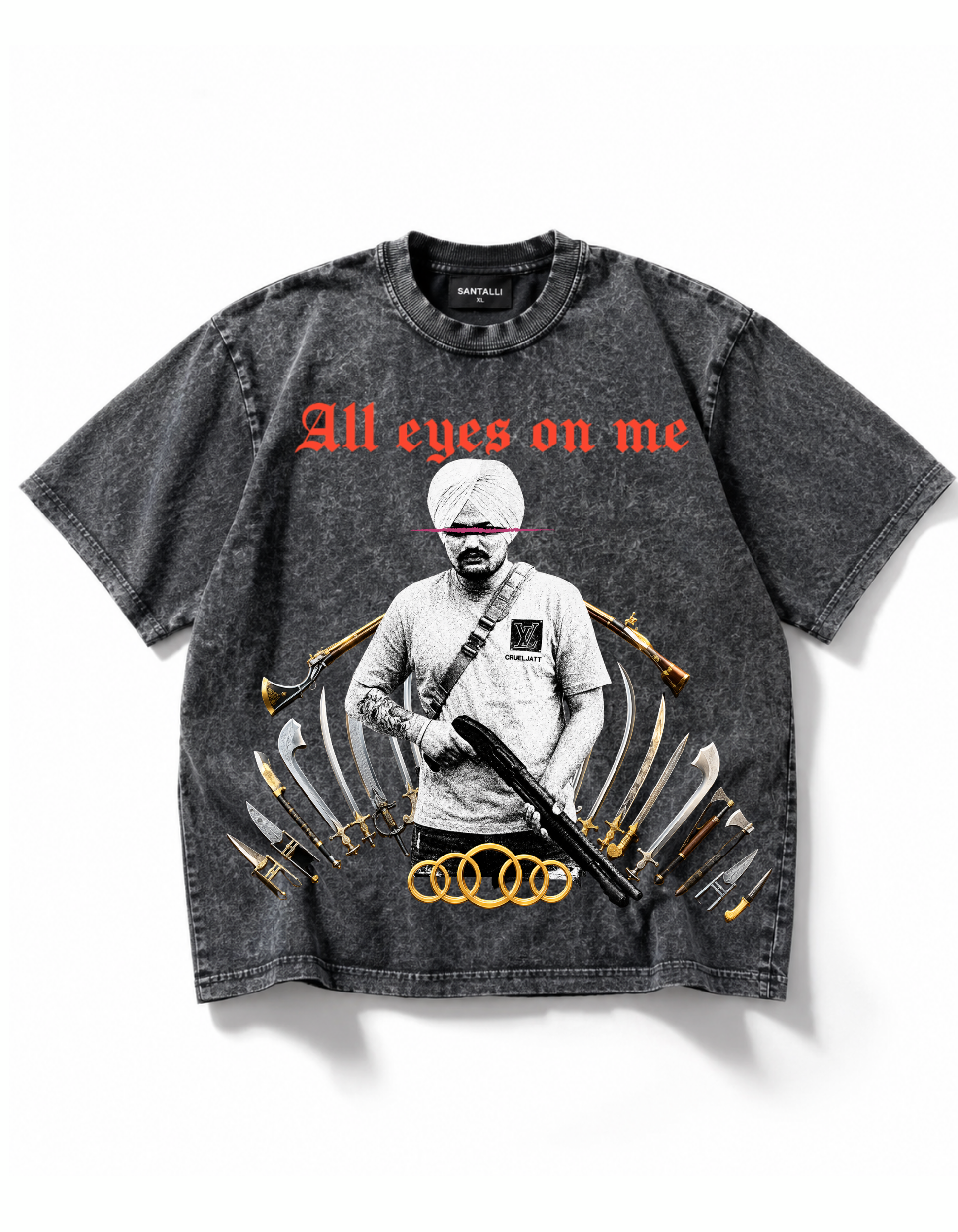 ALL EYES ON ME OVERSIZED T SHIRT