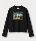 COURAGE WAFFLE OVERSIZED T-SHIRT