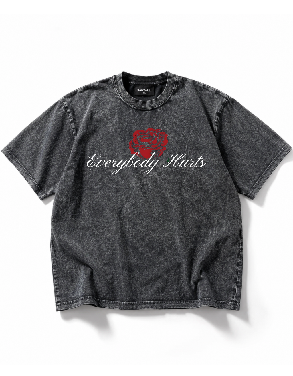 EVERYBODY HURTS OVERSIZED T SHIRT