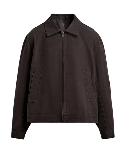 LEOPARD CROPPED FIT JACKET