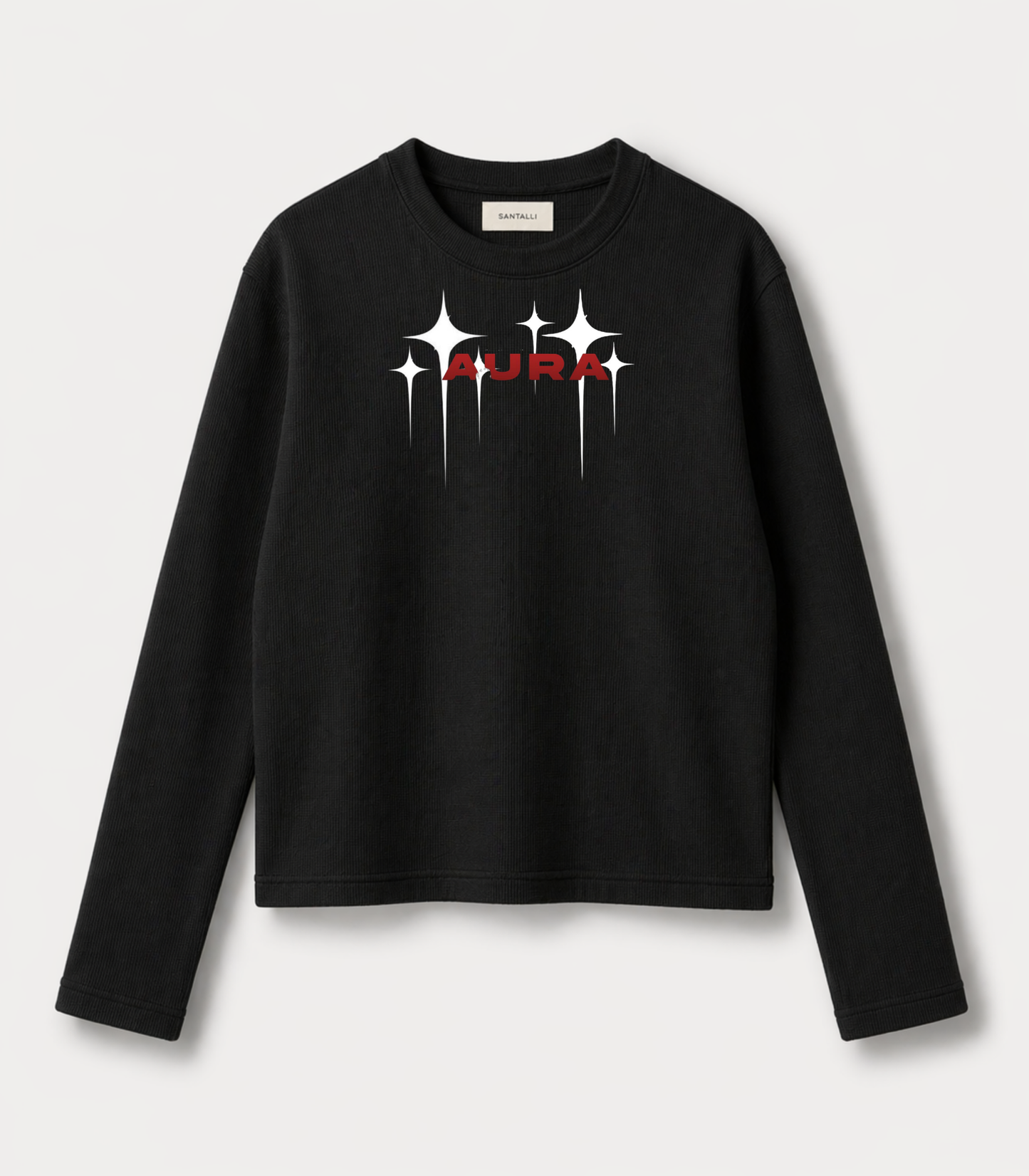 AURA WAFFLE OVERSIZED T-SHIRT