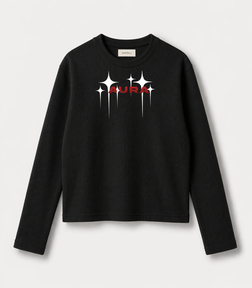AURA WAFFLE OVERSIZED T-SHIRT
