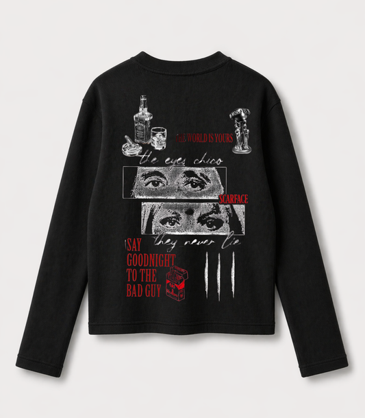 CHAOS WAFFLE OVERSIZED T-SHIRT
