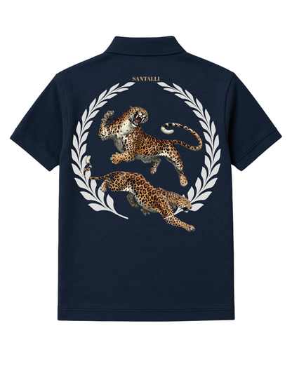 LEOPARD  POLO T-SHIRT