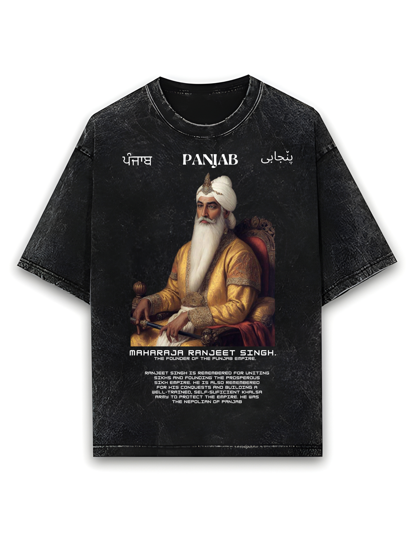 NEPOLIAN OF PUNJAB OVERSIZED T-SHIRT