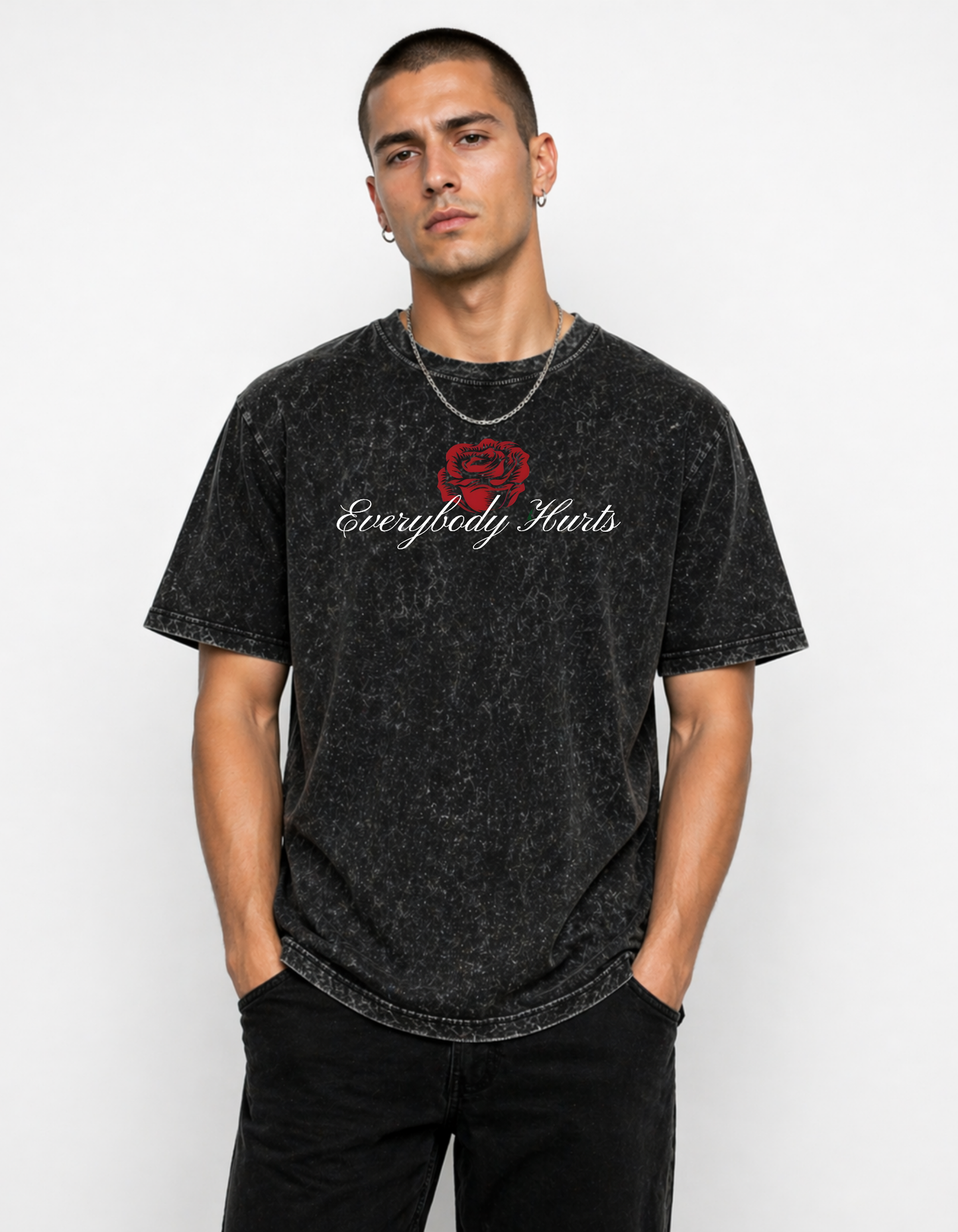 EVERYBODY HURTS OVERSIZED T-SHIRT