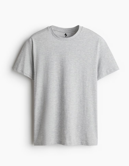 GREY REGULAR FIT T-SHIRT