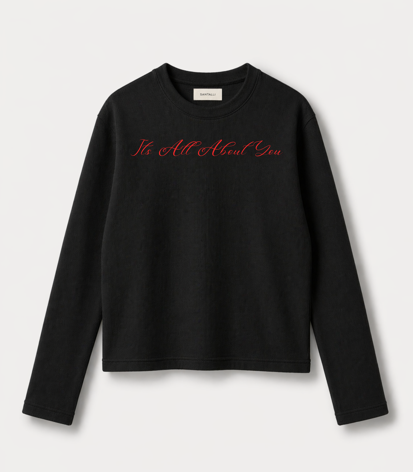 ITS ALL ABOUT YOU WAFFLE OVERSIZED T-SHIRT