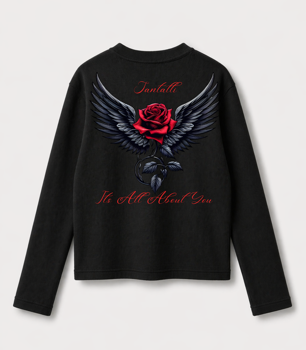 ITS ALL ABOUT YOU WAFFLE OVERSIZED T-SHIRT