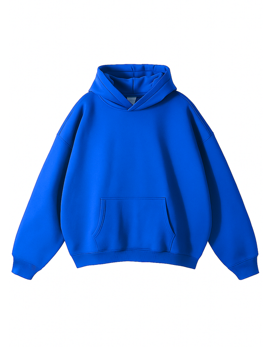 ROYAL BLUE OVERSIZED-FIT HOODIE
