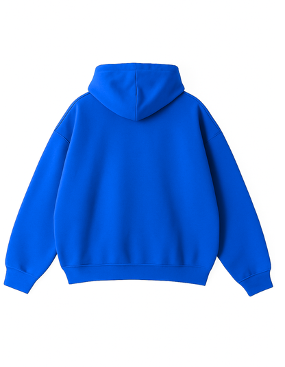 ROYAL BLUE OVERSIZED-FIT HOODIE