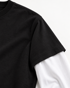CULTURE ATTACHED SLEEVE T-SHIRT
